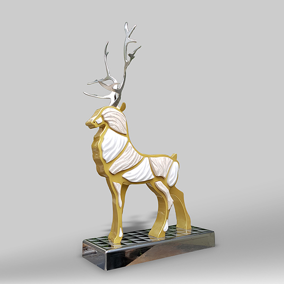 City Deer 400x300x670mm.스테인레스스틸.대리석.메탈릭도장.2020.jpg
